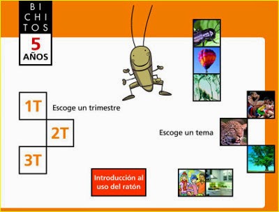 Juegos 3, 4 y 5 años Bichitos