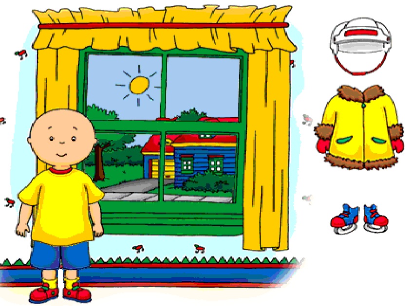 Caillou Diversos juegos entretenidos