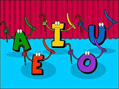 Juego vocales educación infantil